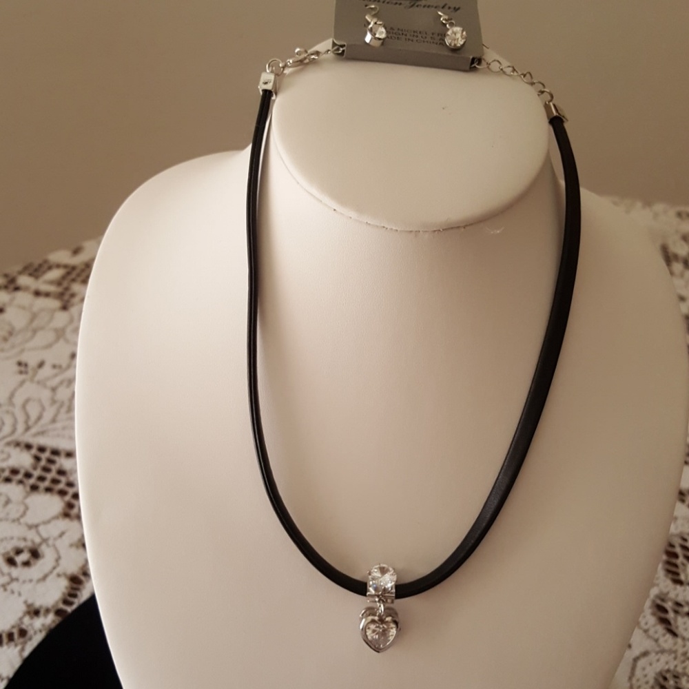 Necklace and earrings